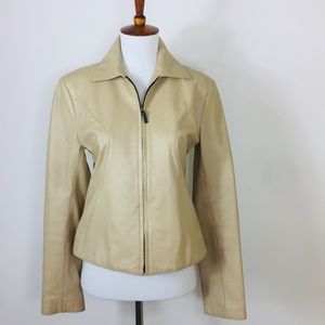 Michael Lawrence Zippered Leather Jackets Size S